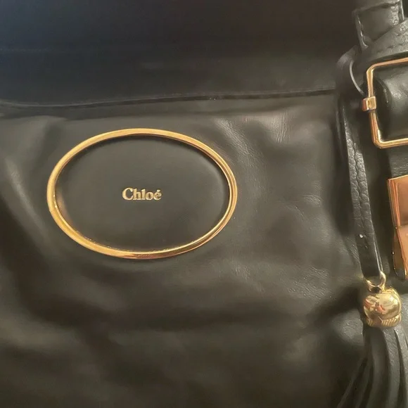 Chloe black leather bag
